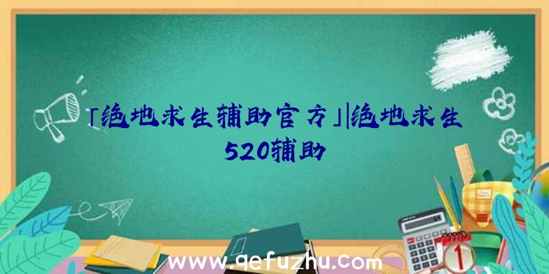 「绝地求生辅助官方」|绝地求生520辅助